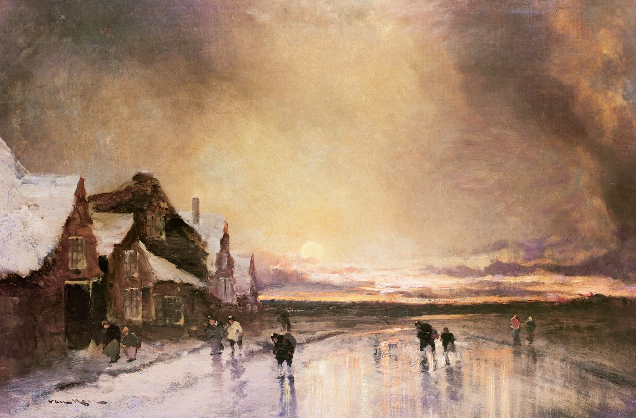eve doğru bağlı by J. van Hall