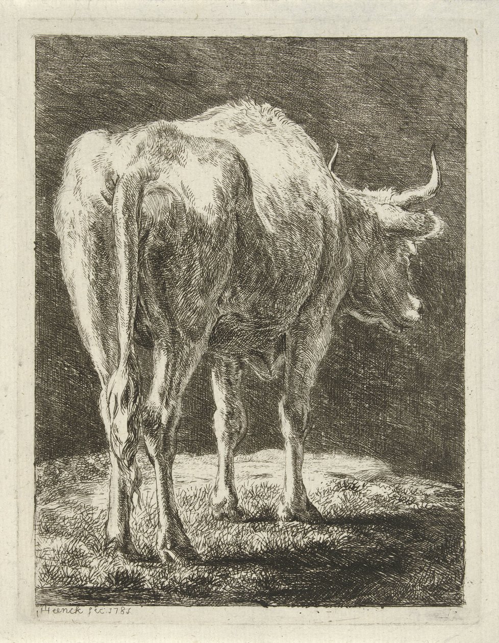 Bir manzara içinde inek by Jabes Heenck