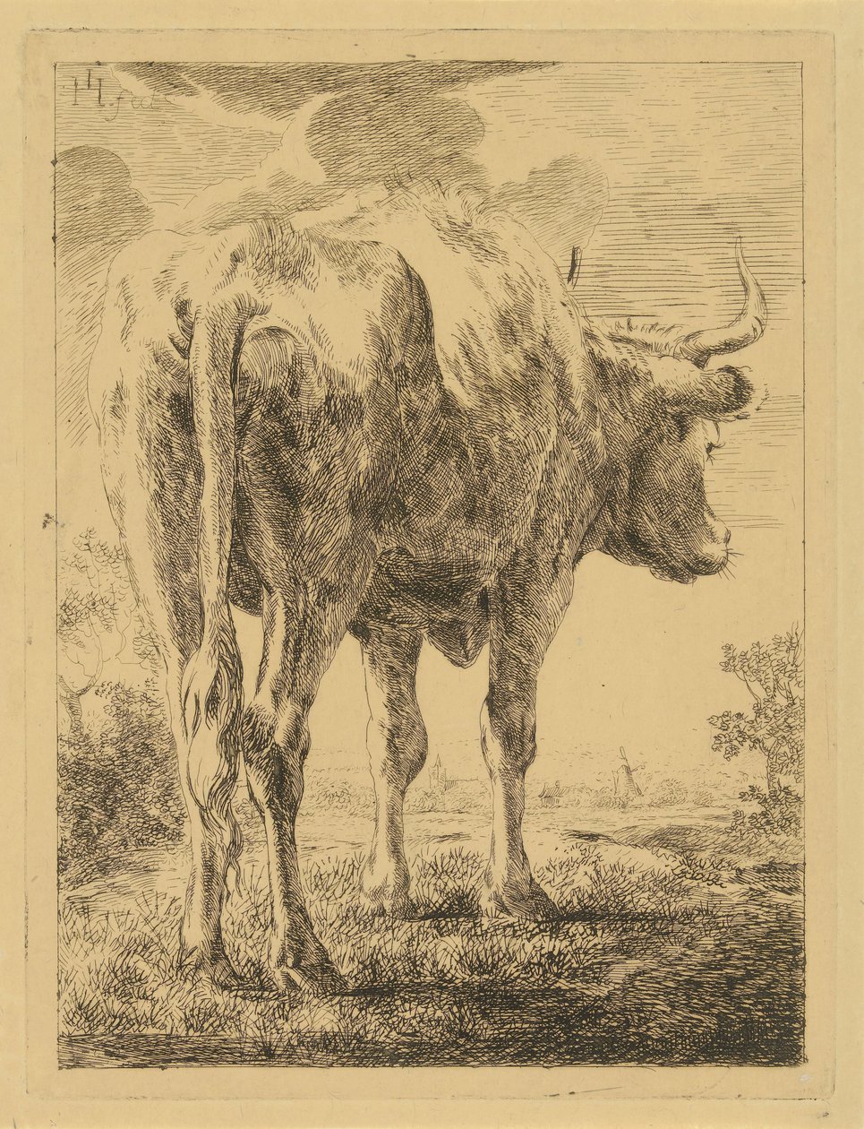 Bir manzara içinde inek by Jabes Heenck