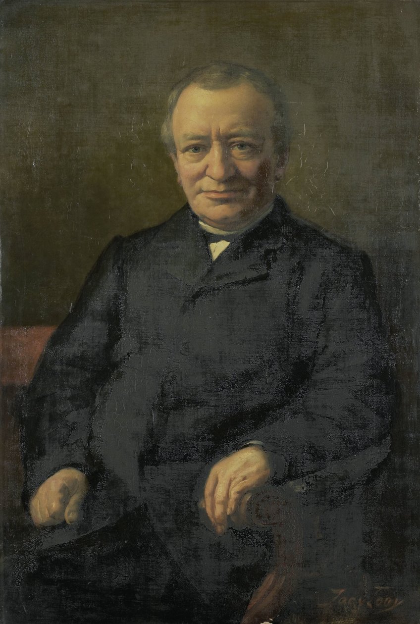 Anthony Gerardus van der Hout (1820-92) by Jac van Looij (signed by artist)
