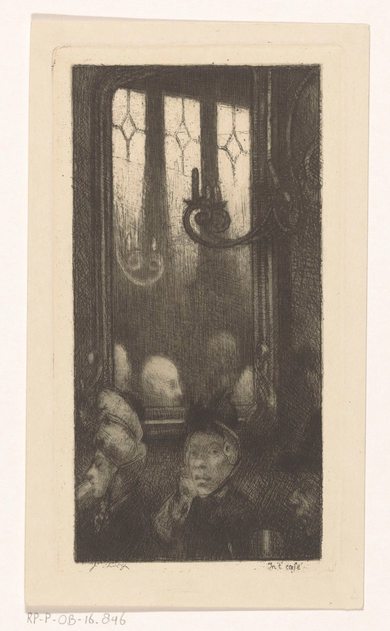 Kafede (nesnedeki orijinal başlık) by Jac van Looij