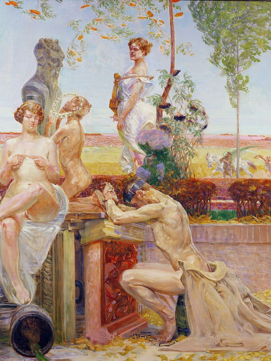 Alegorik Figürler, 1913 by Jacek Malczewski