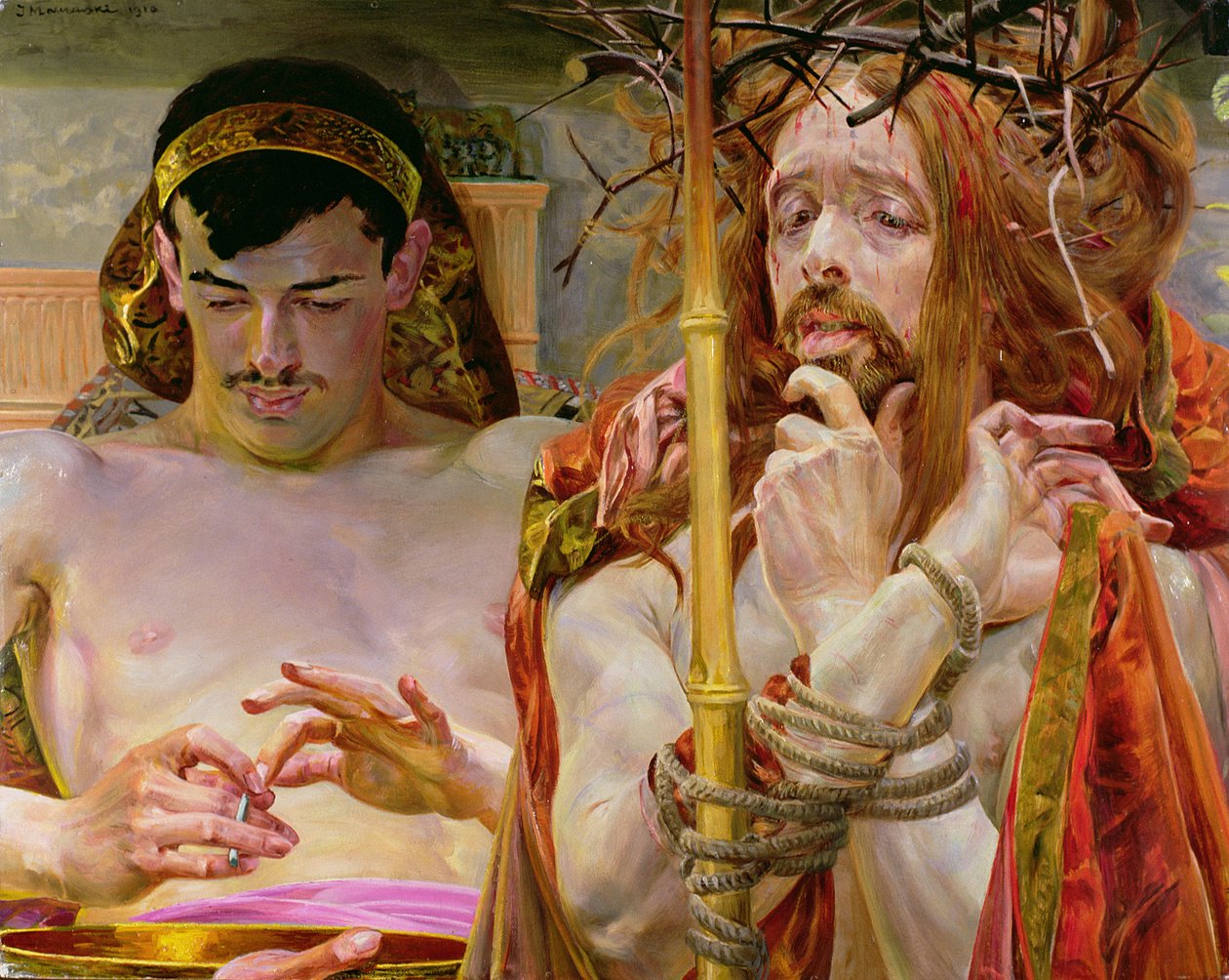 Pilatus ile İsa by Jacek Malczewski