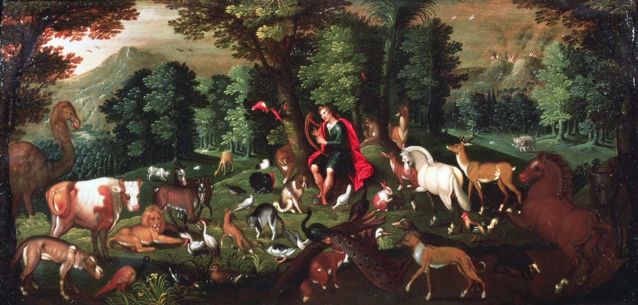 Orpheus ve Hayvanlar by Jacob Bouttats