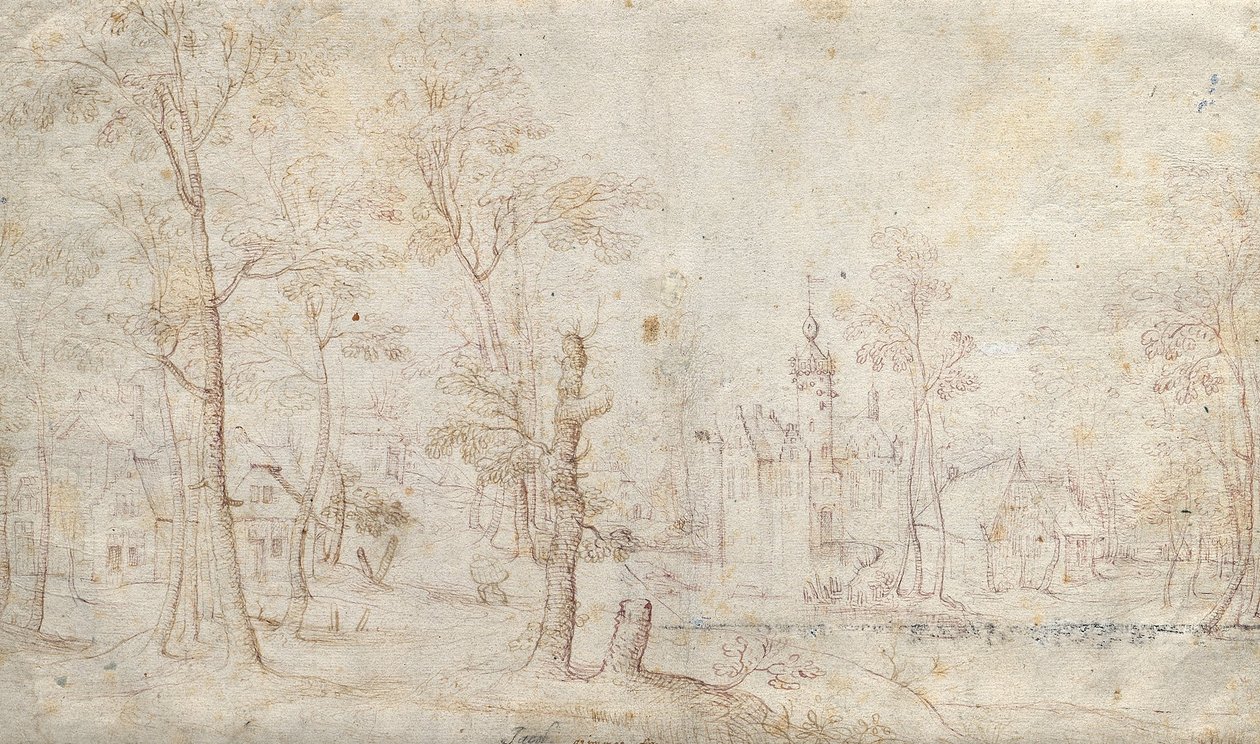 Moated Kalesi ve Köyü by Jacob Grimmer