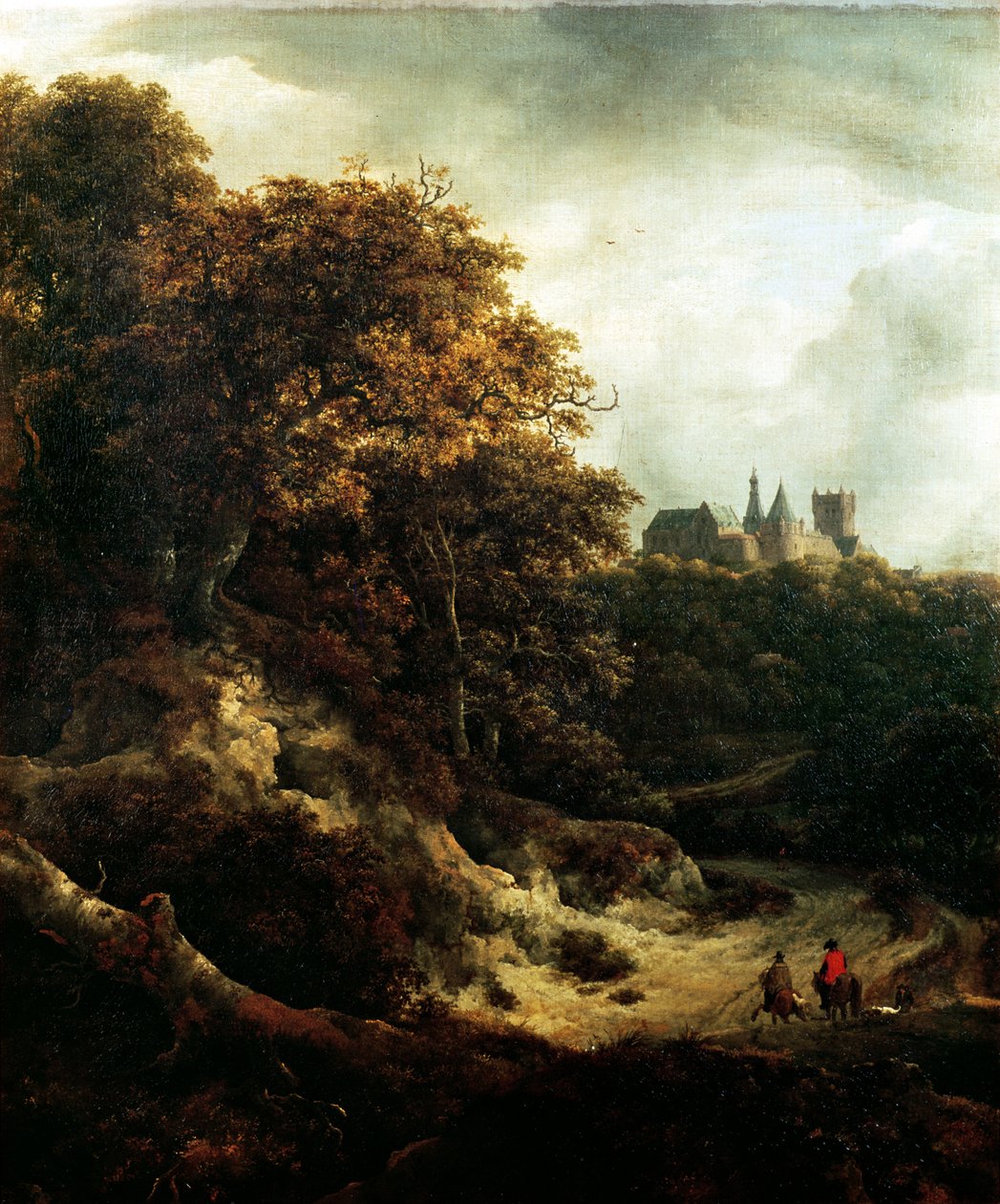 Bentheim Kalesi, 1651 by Jacob van Ruisdael