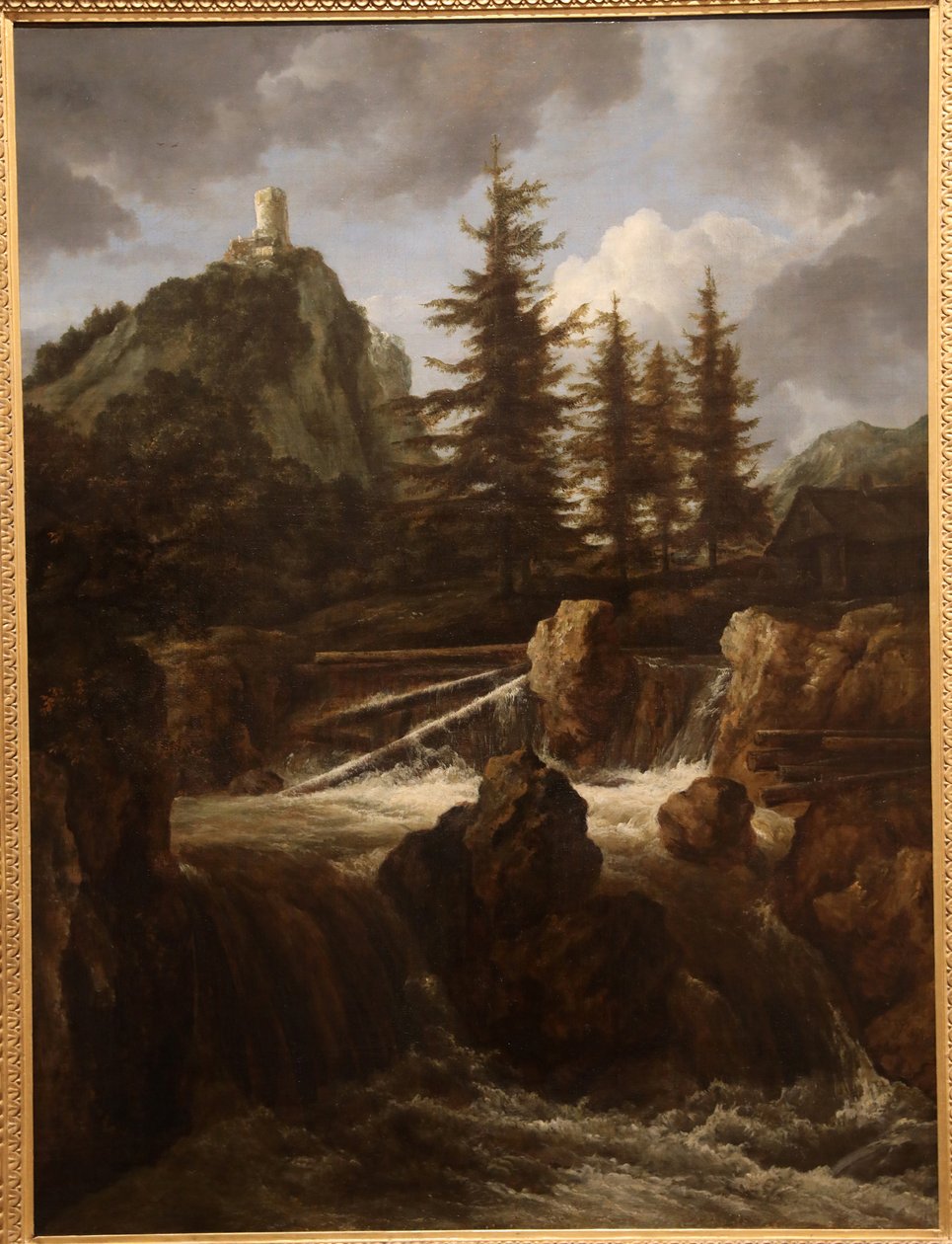 Şelaleli manzara, c. 1660 by Jacob van Ruisdael