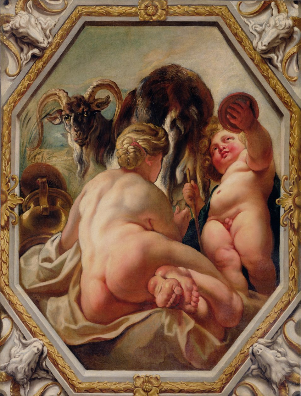 Oğlak, Burçlardan (ayrıca bkz. 196700 - 196711) by Jacob Jordaens