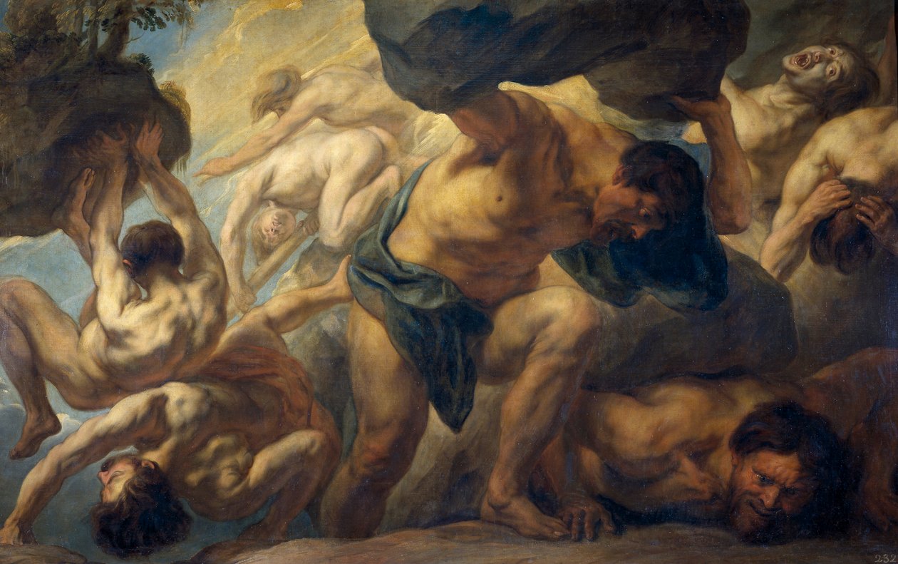 Titanların Yenilgisi, 1678 by Jacob Jordaens