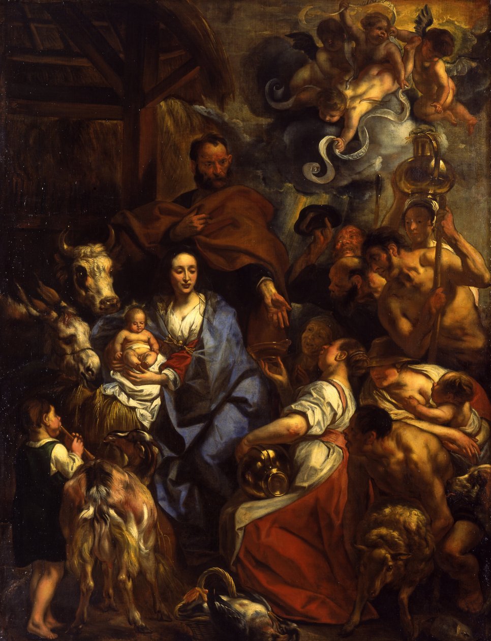 Çobanların hayranlığı by Jacob Jordaens