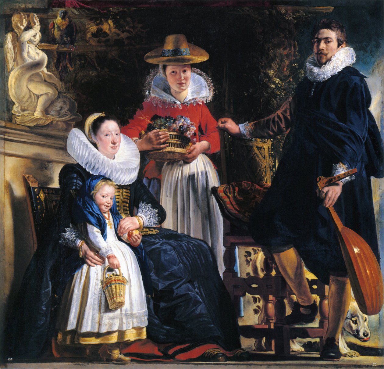 Sanatçının Ailesi by Jacob Jordaens