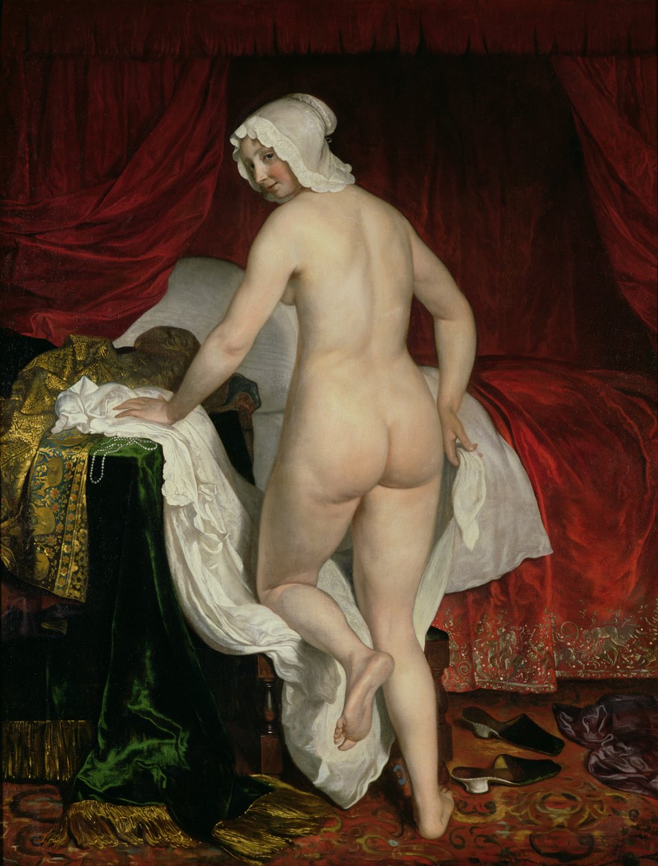 Yatağa Giden Genç Kadın, c.1650 by Jacob or Jacques van Loo