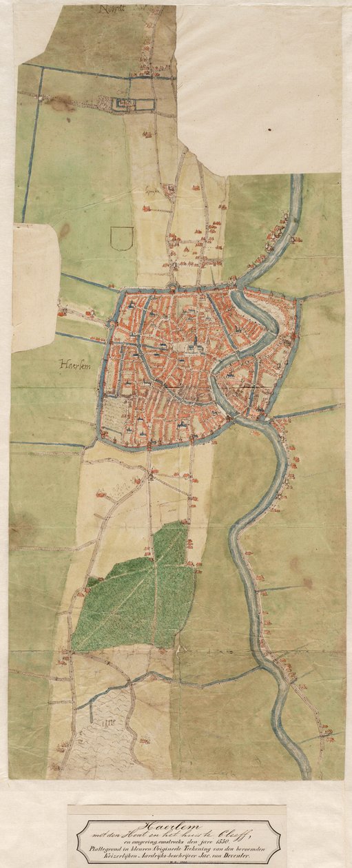 Haarlem Haritası by Jacob van Deventer
