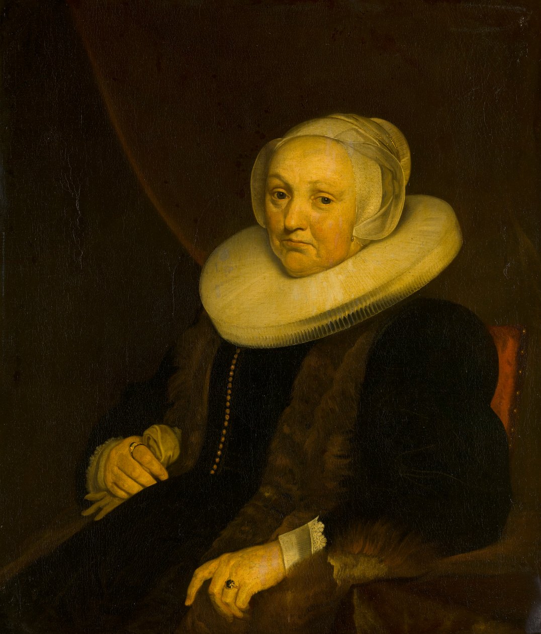 Bir bayanın portresi by Jacob van Loo
