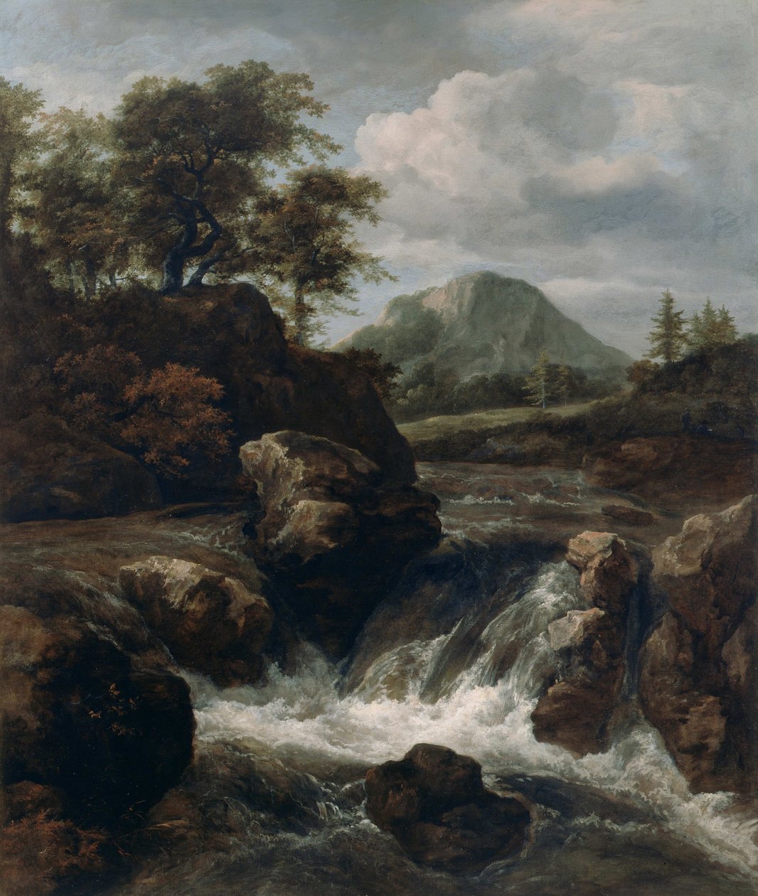 Şelale by Jacob van Ruisdael