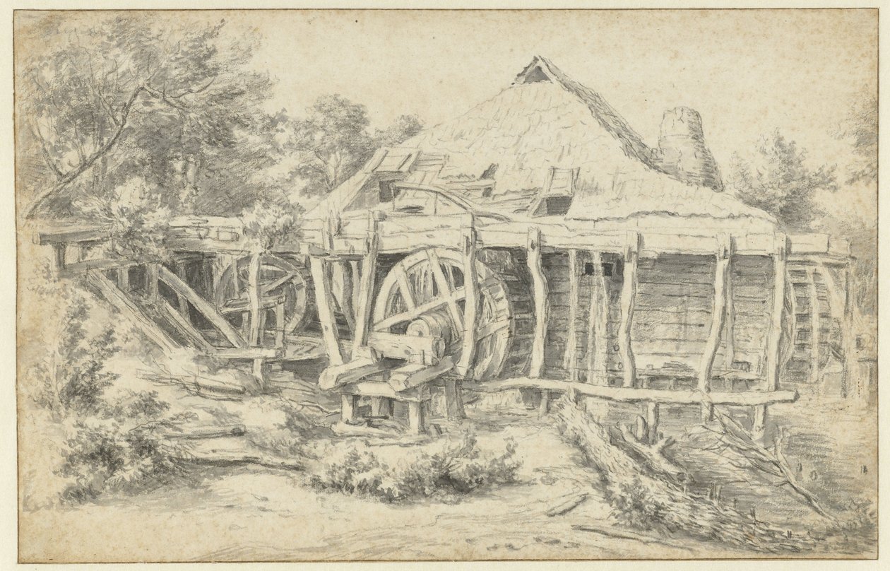su değirmeni by Jacob van Ruisdael