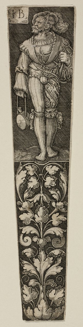 Landsknecht ile Hançer Kılıf by Jacob Binck