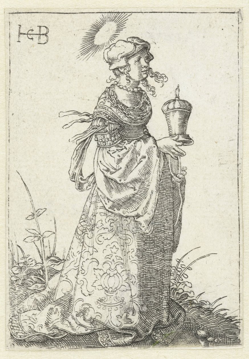 Maria Magdalena zalfpot ile tanıştı by Jacob Binck