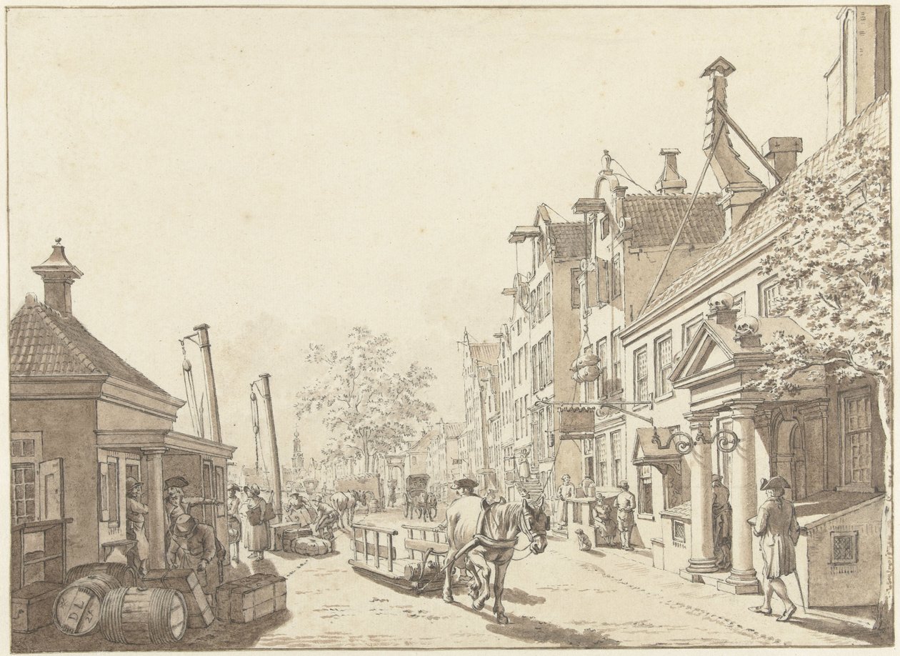 Munt doğru görülen Rokin, by Jacob  Cats