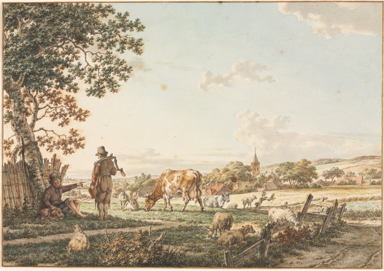 Köylü Pastoral Manzara, 1799. by Jacob Cats