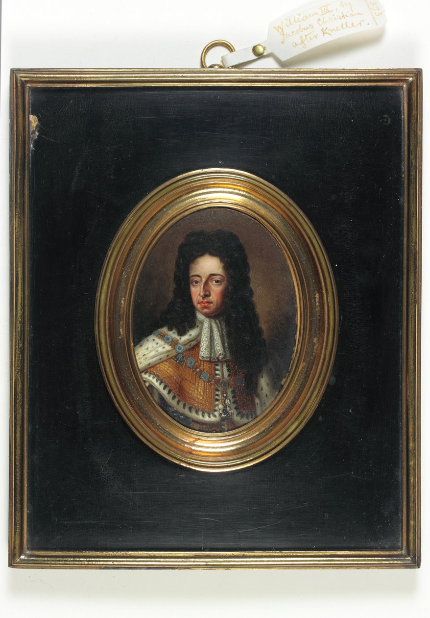 William III (emaye) by Jacob Christian