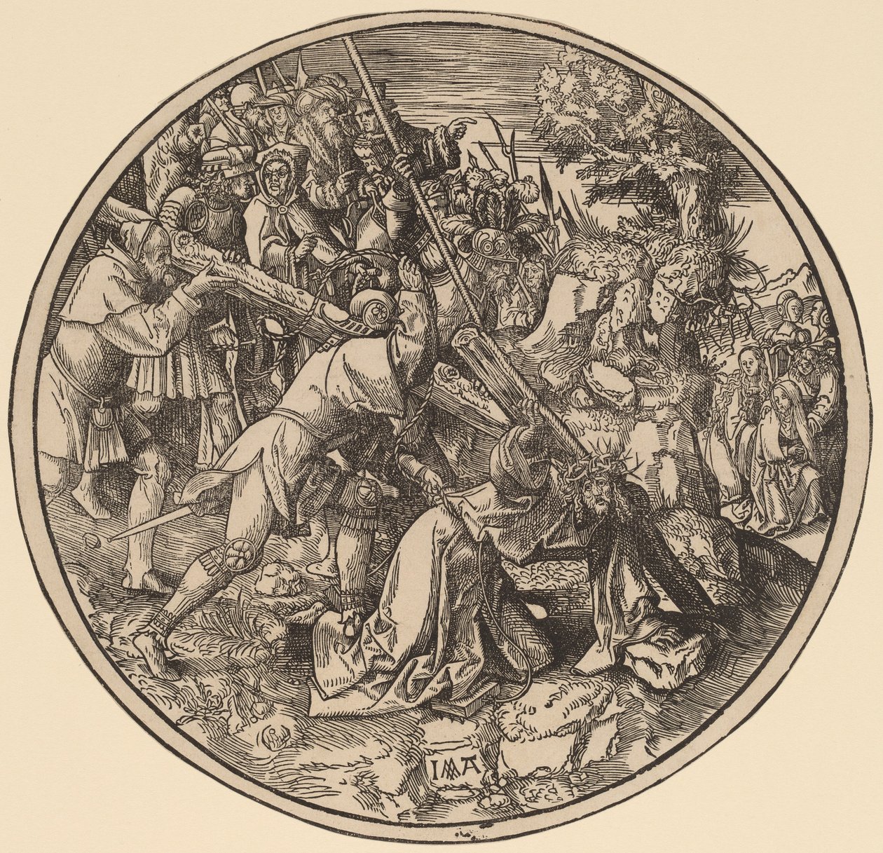 Haç Taşıyan İsa by Jacob Cornelisz van Oostsanen