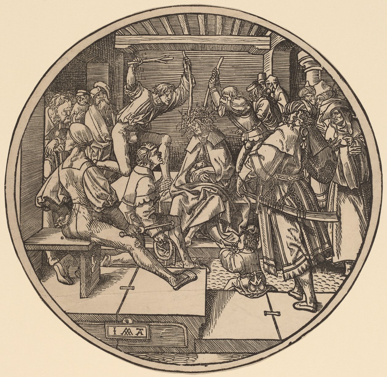 Dikenlerle Taçlandırılan İsa by Jacob Cornelisz van Oostsanen