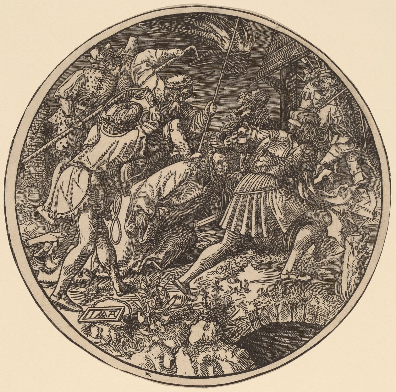 İsa Tutuklandıktan Sonra Uzaklaştı by Jacob Cornelisz van Oostsanen