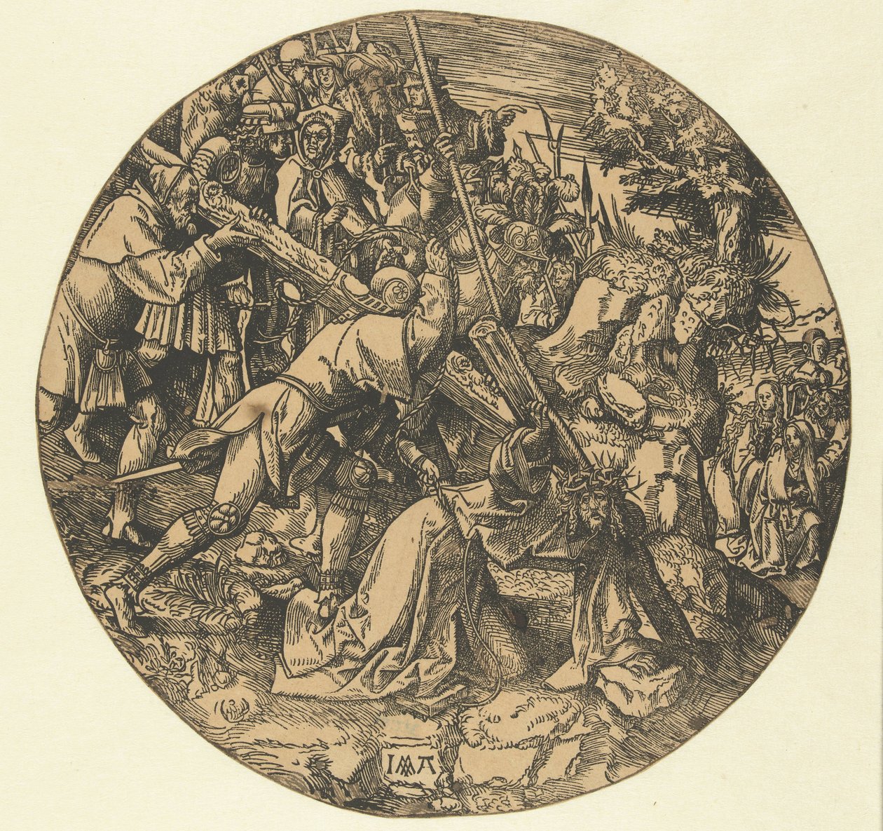 Haç taşımak The Round Passion (dizi adı) by Jacob Cornelisz van Oostsanen