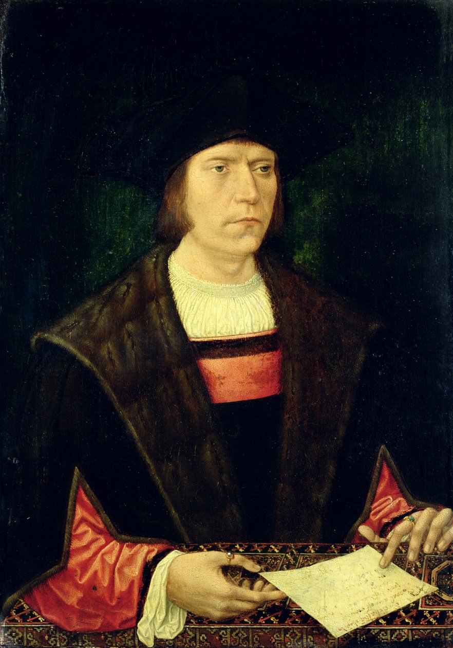 Mektuplu Bir Adamın Portresi, 1515-20 by Jacob Cornelisz van Oostsanen