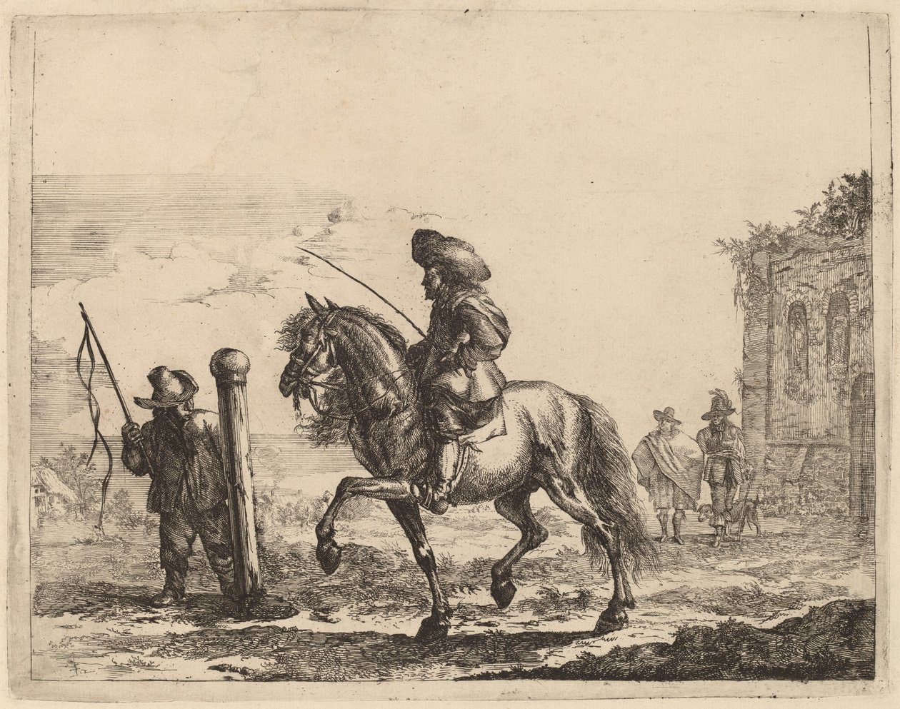 Binicilik okulu by Jacob Duck