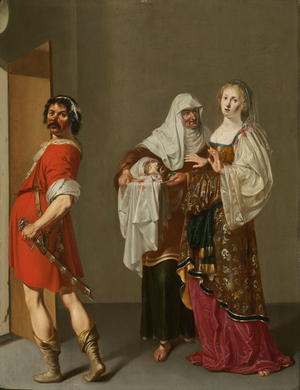 Vaftizci Yahya'nın Başı ile Salome by Jacob Duck