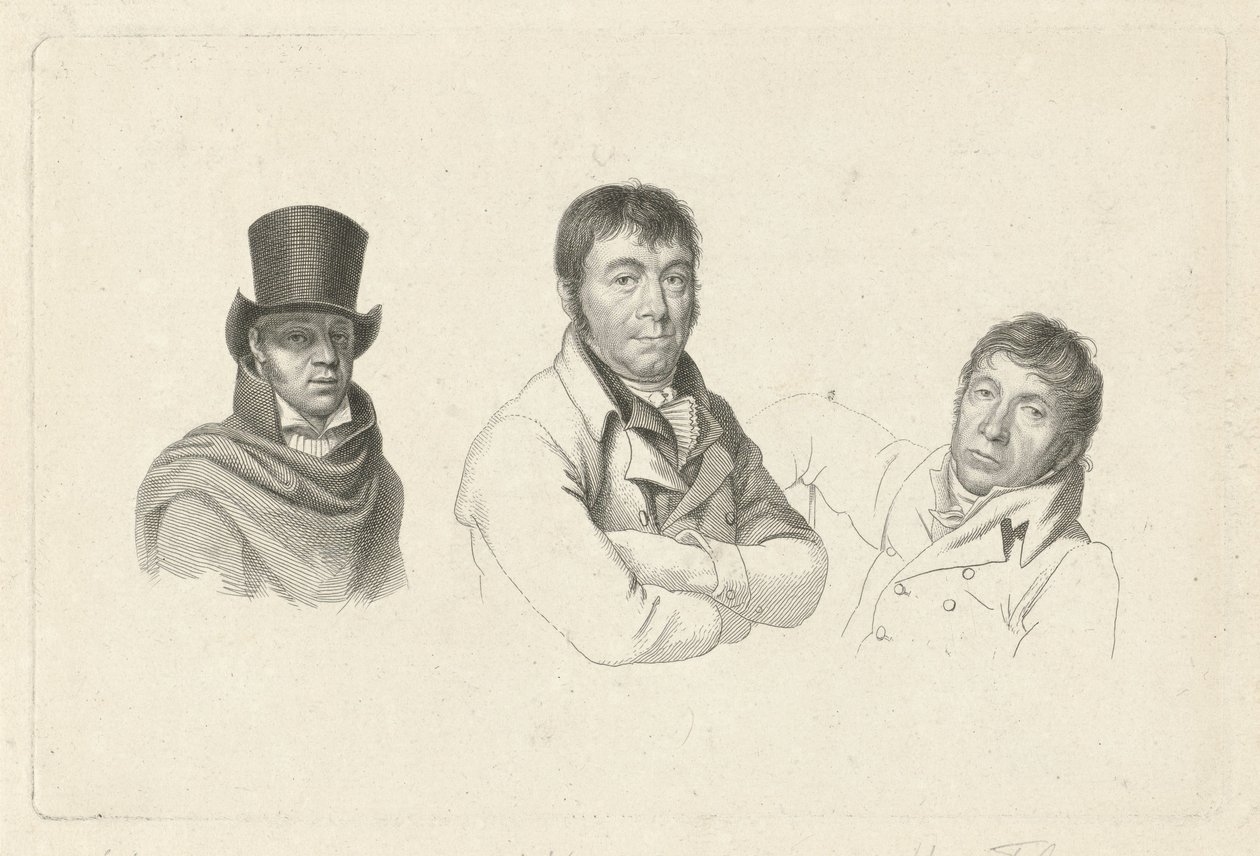 Jan Kamphuysen, Dirk Versteegh ve Hendrik de Flines