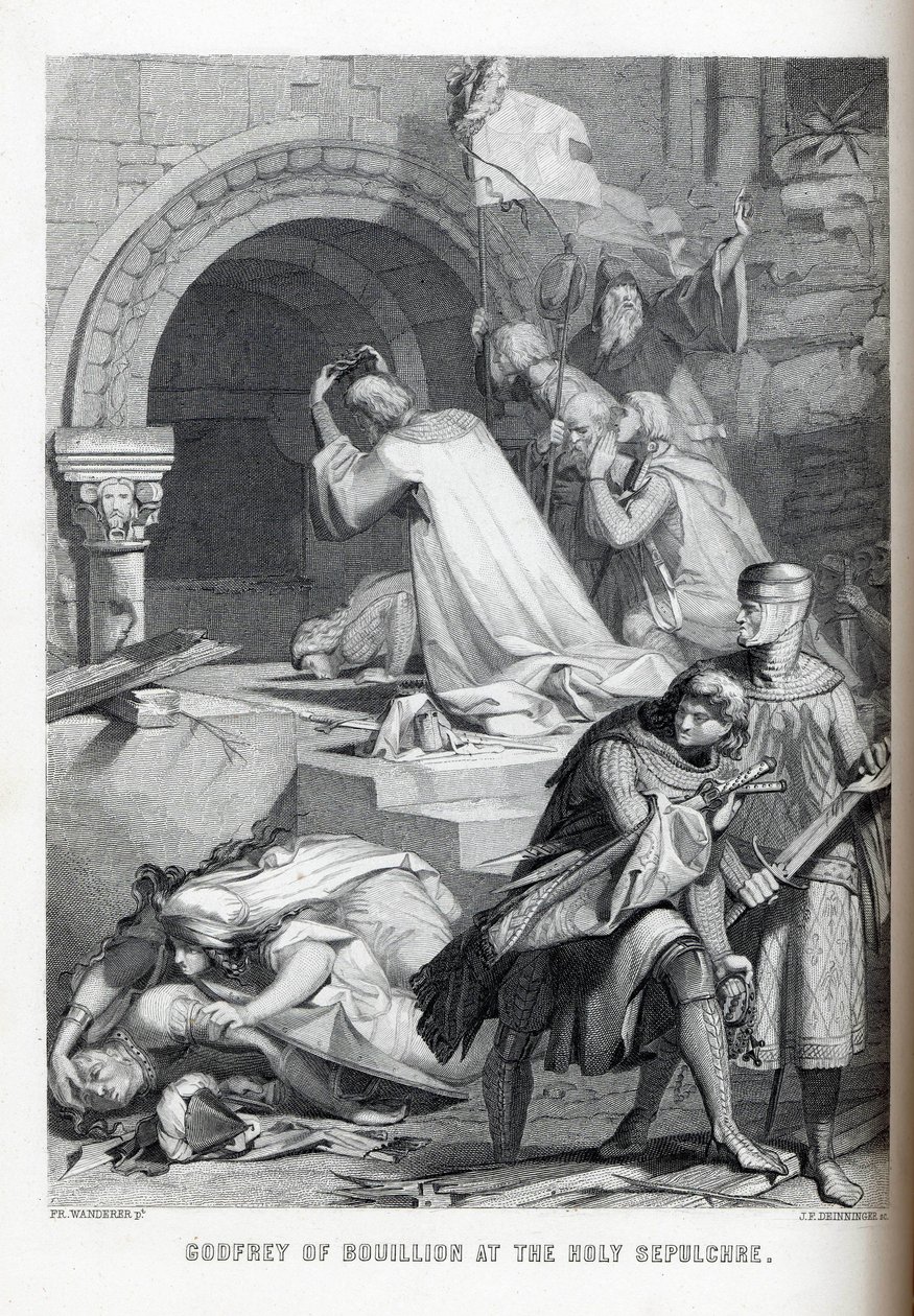 Godfrey of Bouillon, Kutsal Kabir