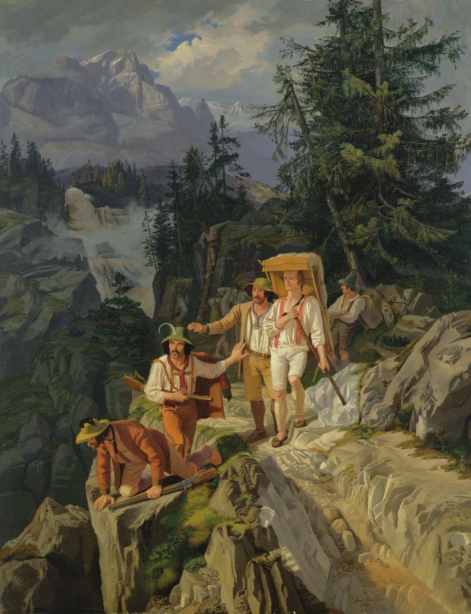 Tiroleli Kaçakçılar, 1831 by Jacob Gensler