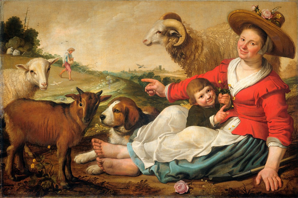 Çoban Kız by Jacob Gerritsz Cuyp