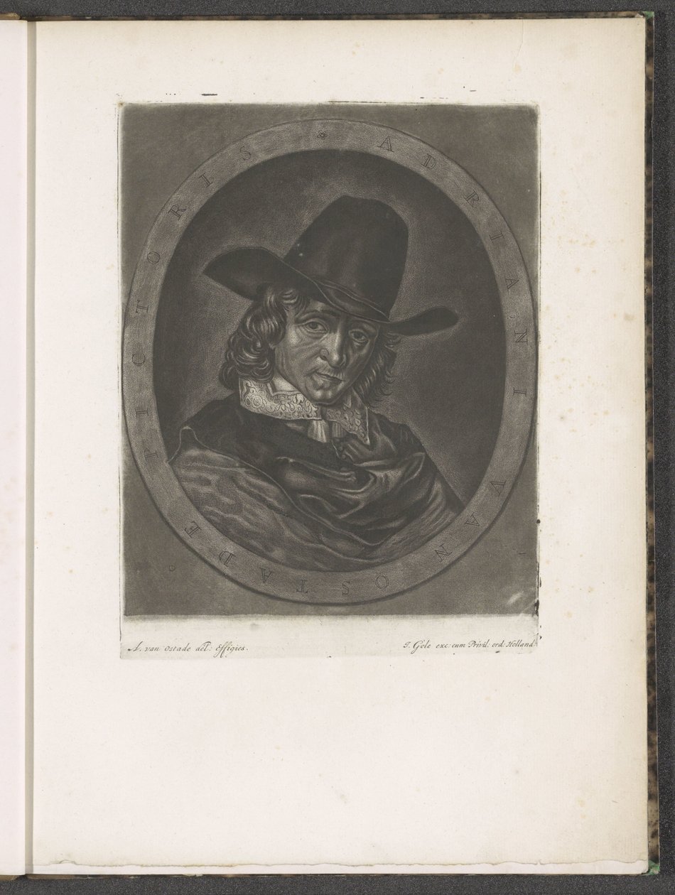 Adriaen van Ostade'nin portresi by Jacob Gole