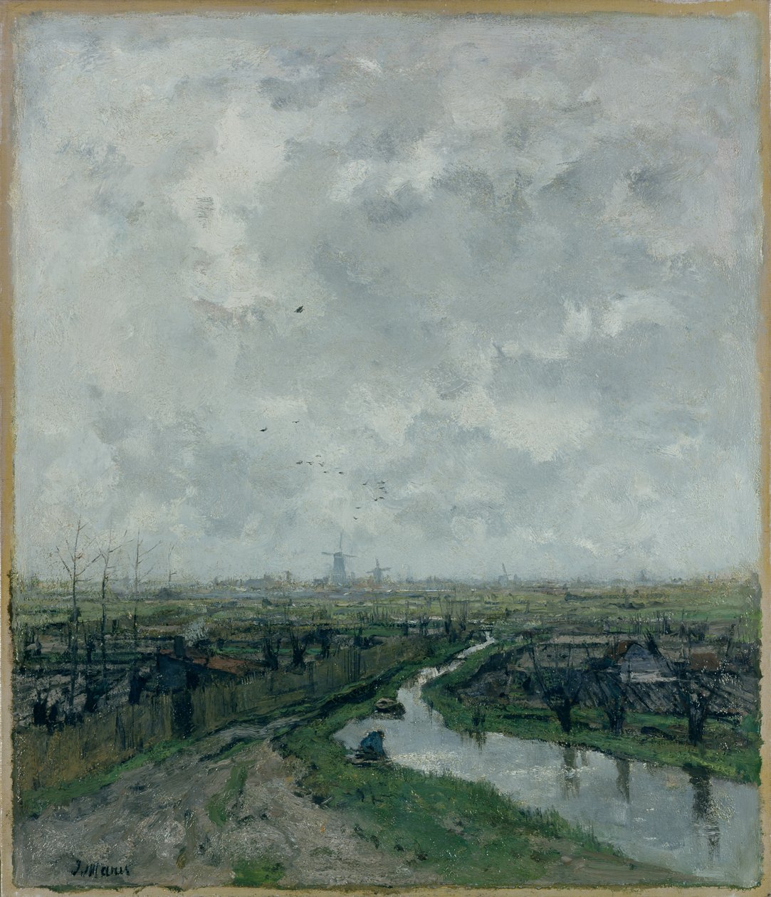 Lahey yakınlarındaki Salata Bahçesi, 1878 dolayları by Jacob Henricus or Hendricus Maris