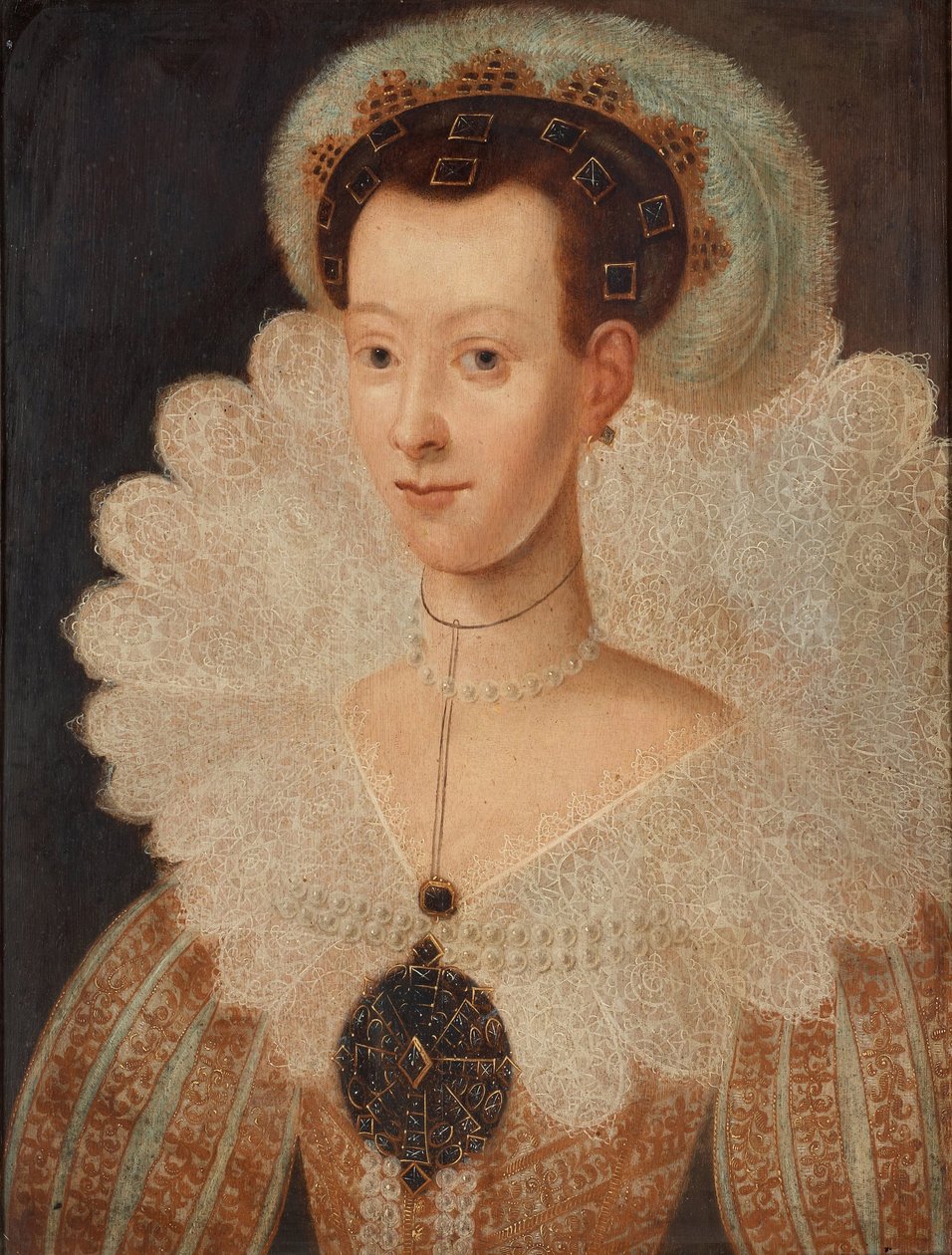 İsveç Kraliçesi Maria Eleonora by Jacob Hoefnagel