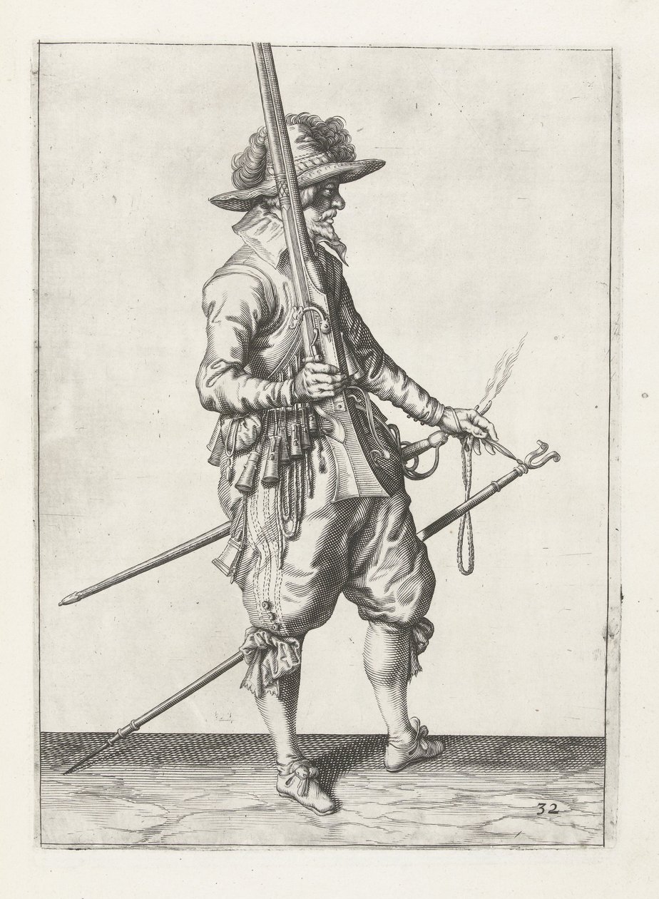 Silahşör, c.1600 by Jacob II de Gheyn
