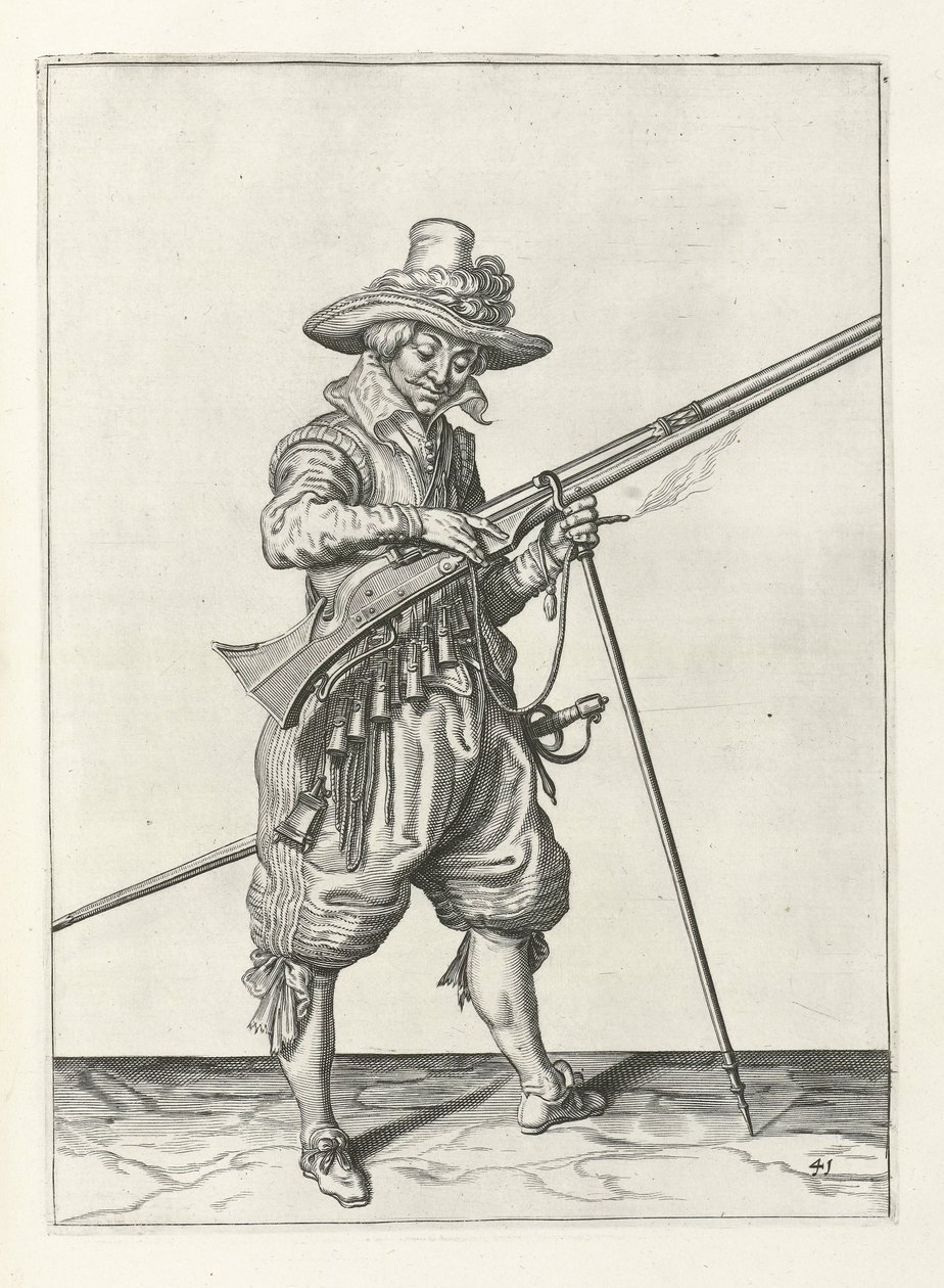 Silahşör nöbet tutuyor, c.1600 by Jacob II de Gheyn