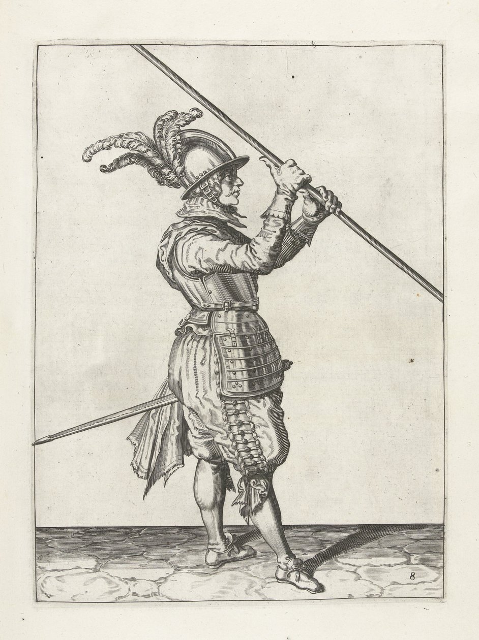 Mızraklı asker, c.1600 by Jacob II de Gheyn