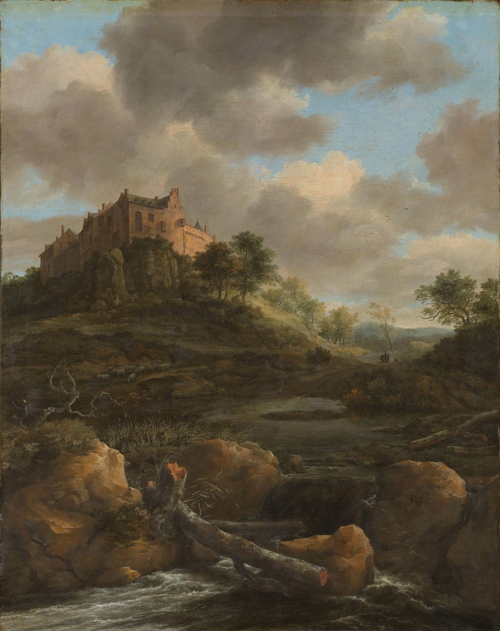 Bentheim Kalesi by Jacob van Ruisdael