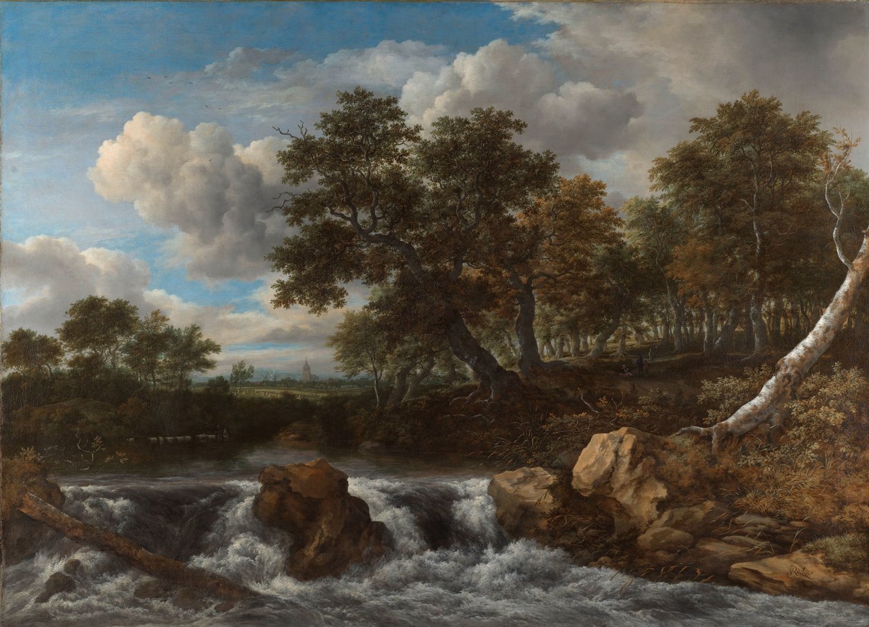 Şelaleli Manzara Şelale ile manzara by Jacob van Ruisdael