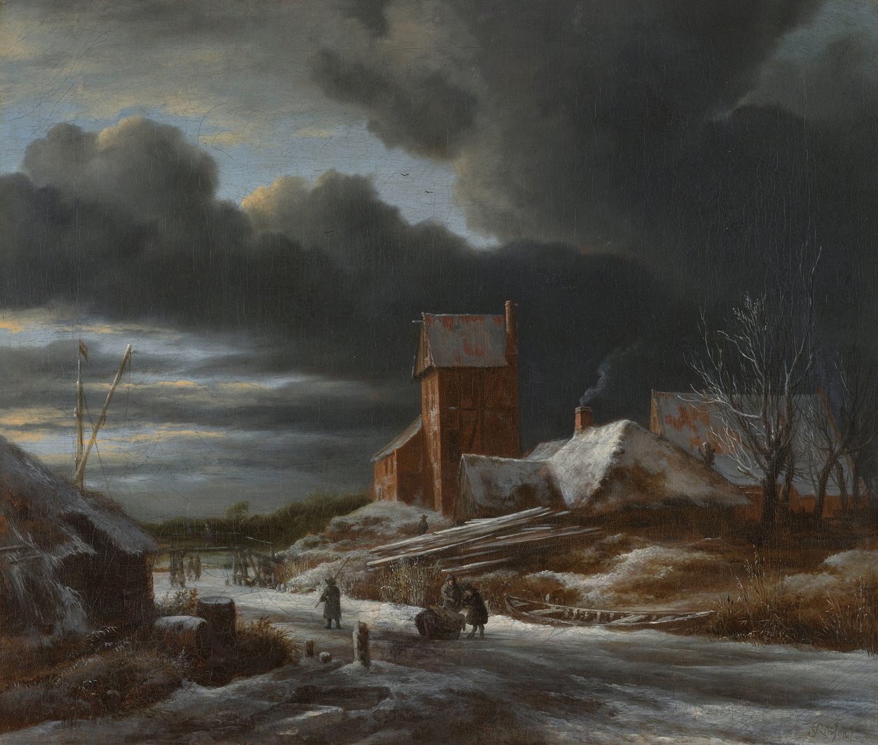 Kış Manzarası Kış manzarası by Jacob van Ruisdael