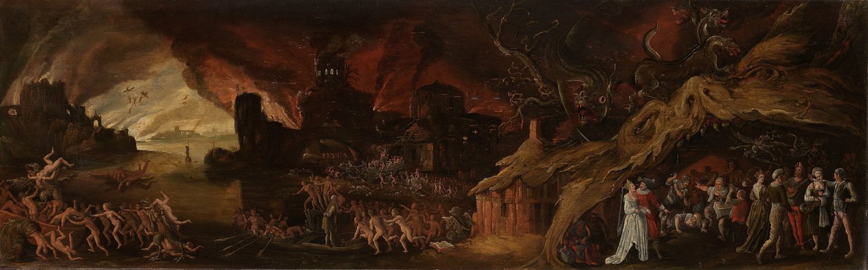 Son Yargı ve Yedi Ölümcül Günah by Jacob Isaacsz. van Swanenburg