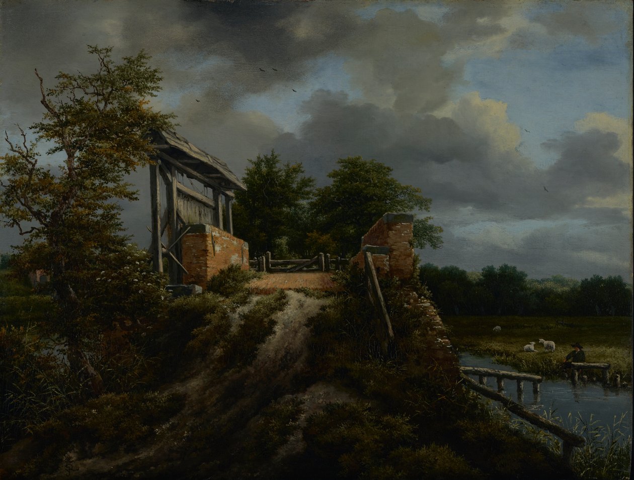 Kanallı Köprü, 1648-9 by Jacob van Ruisdael
