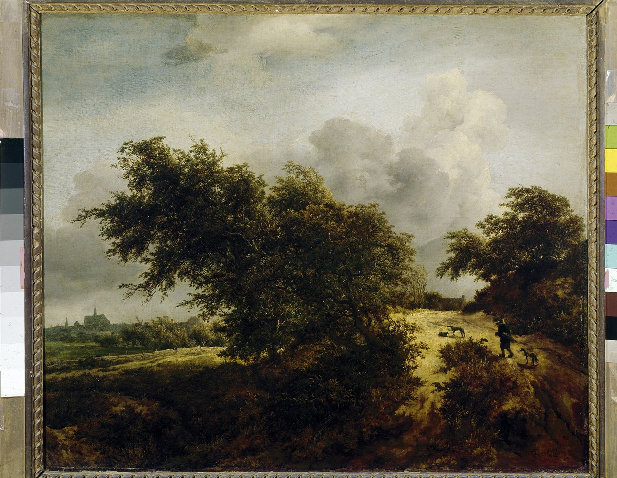 Le Buisson (Bush), yak. 1647 (tuval üzerine yağlı boya) by Jacob van Ruisdael