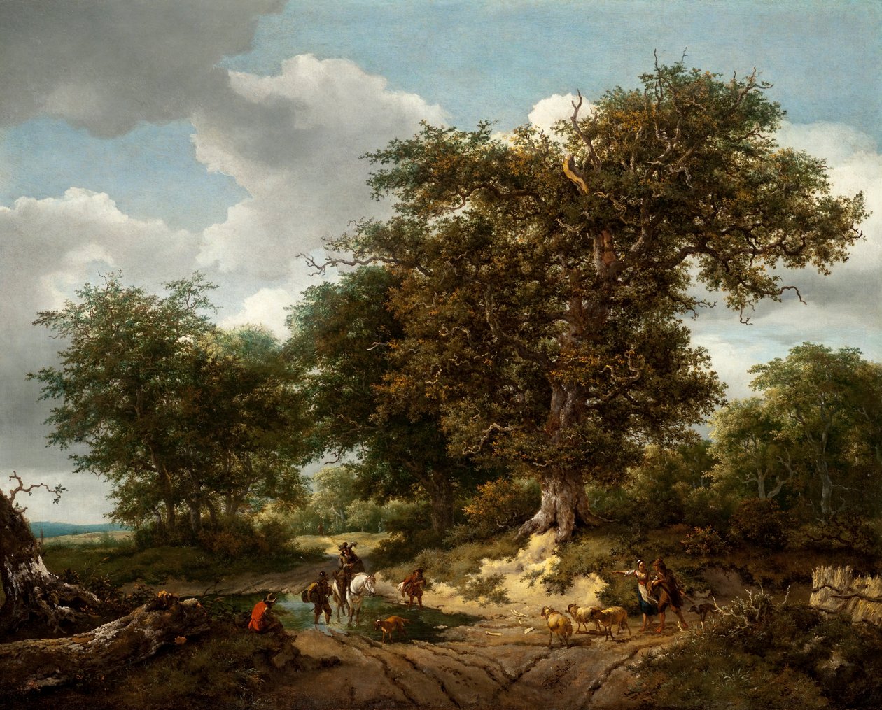 Büyük Meşe, 1652 by Jacob van Ruisdael