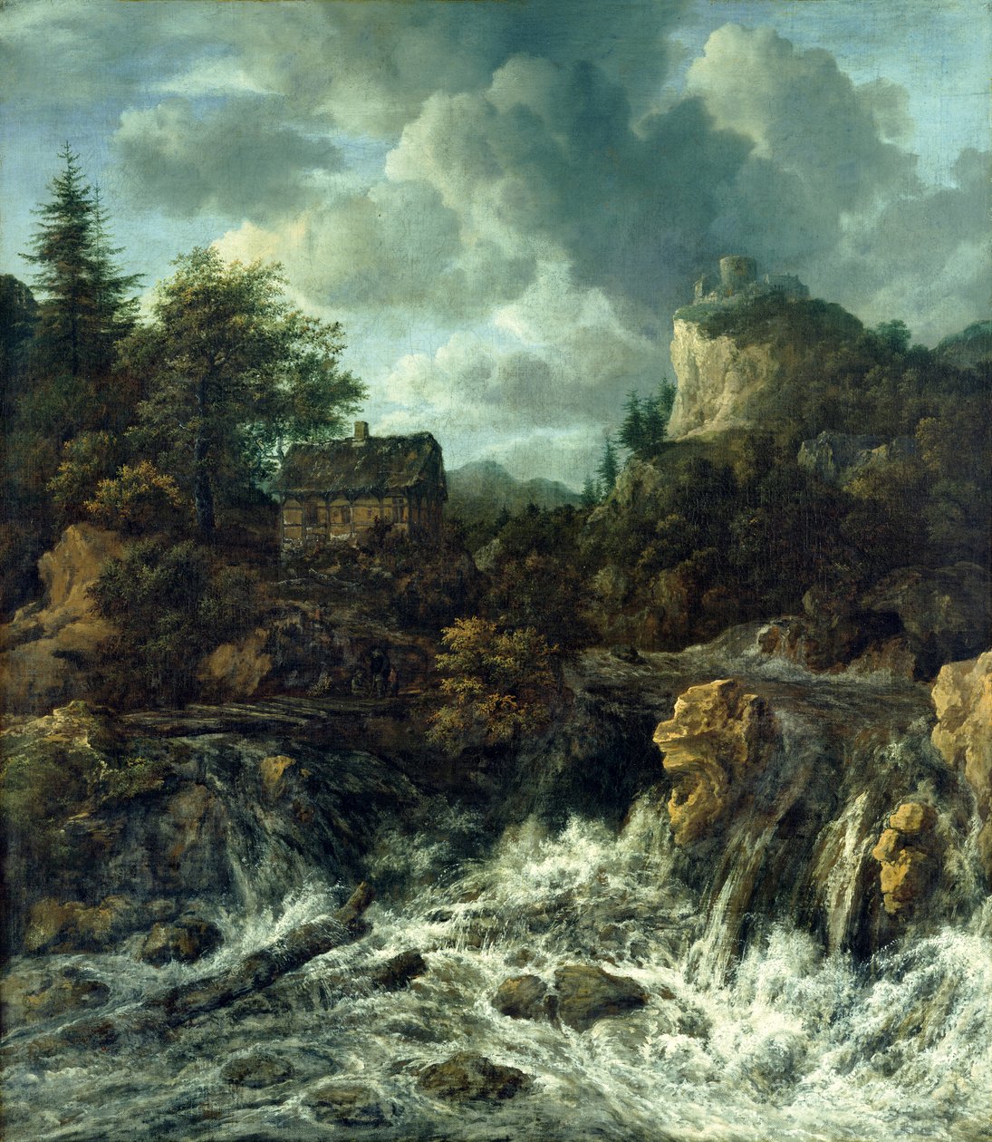 Şelale, 1665-70 by Jacob van Ruisdael